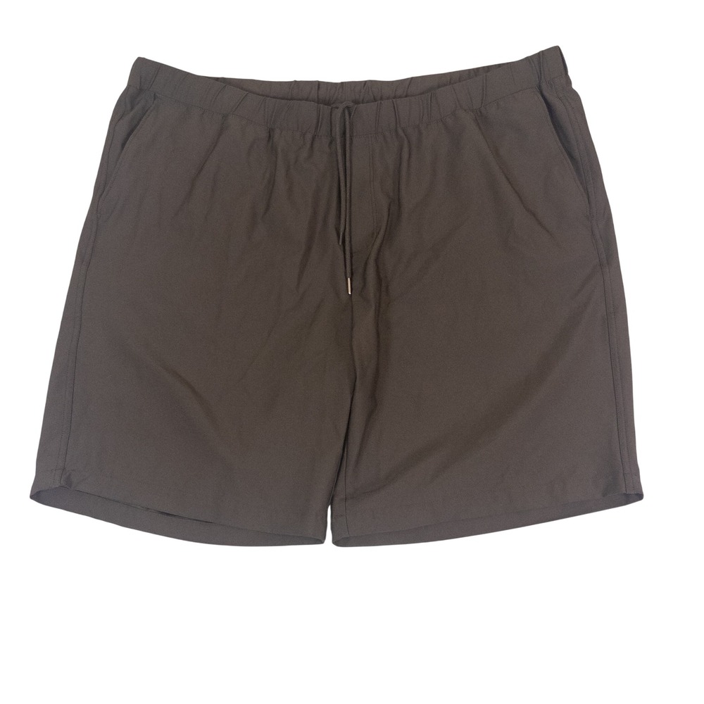 Greg Norman Mens XXL Black Performance Elastic Drawstring Waist Golf Shorts 2XL